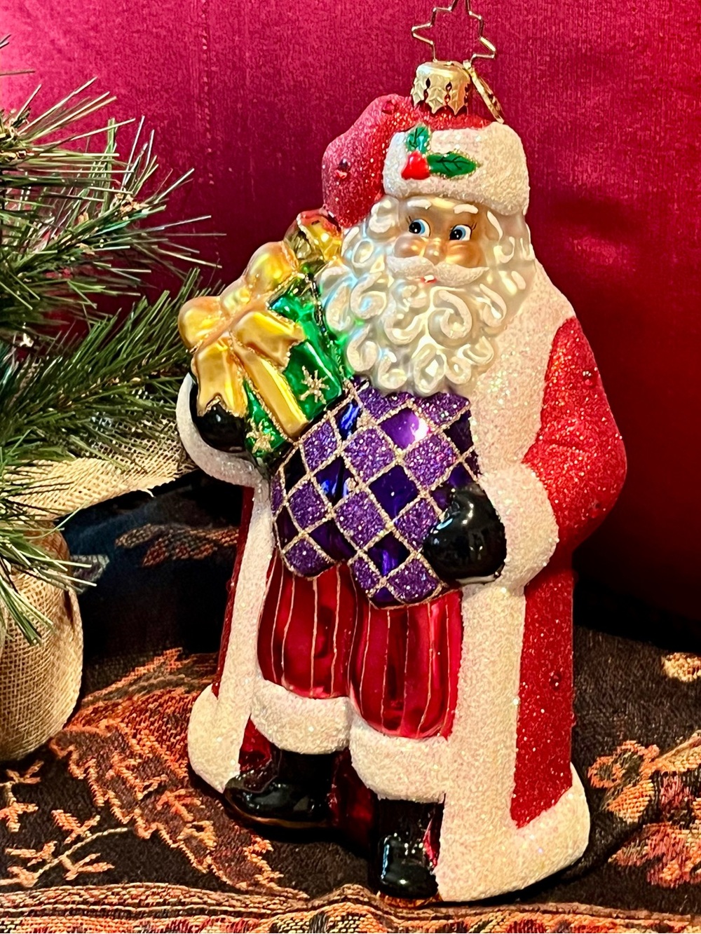 Christopher Radko #1017897 Majestic Nicholas Christmas Ornament 2015